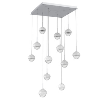 Cabochon LED Chandelier in Classic Silver (404|CHB0093-12-CS-WC-C01-L1)