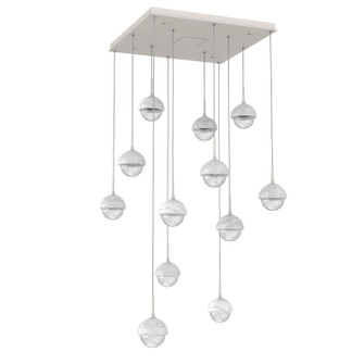 Cabochon LED Chandelier in Beige Silver (404|CHB0093-12-BS-WC-C01-L1)