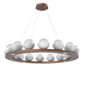 Cabochon LED Chandelier in Burnished Bronze (404|CHB0093-0D-BB-WC-CA1-L1)