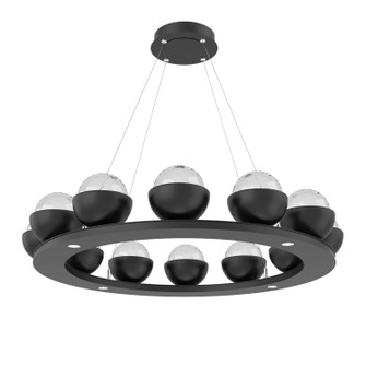 Cabochon LED Chandelier in Matte Black (404|CHB0093-0C-MB-MC-CA1-L1)