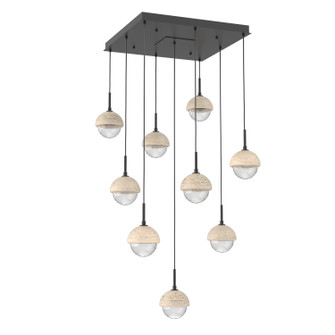 Cabochon LED Chandelier in Matte Black (404|CHB0093-09-MB-TC-C01-L1)