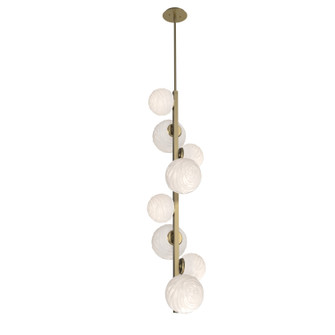 Gaia LED Chandelier in Gilded Brass (404|CHB0092-T8-GB-WL-001-L3)