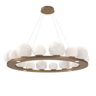 Gaia LED Chandelier in Novel Brass (404|CHB0092-0D-NB-WL-CA1-L3)