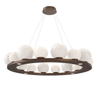 Gaia LED Chandelier in Burnished Bronze (404|CHB0092-0D-BB-WL-CA1-L3)