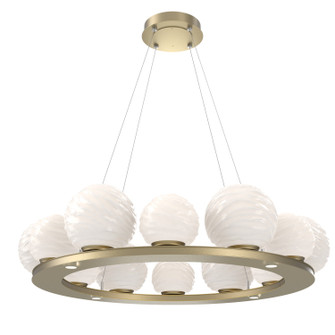 Gaia LED Chandelier in Gilded Brass (404|CHB0092-0C-GB-WL-CA1-L3)