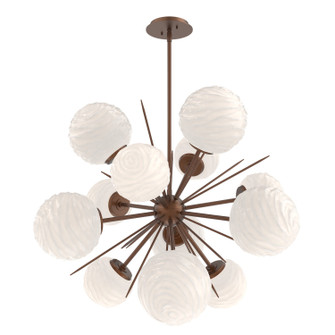 Gaia LED Chandelier in Burnished Bronze (404|CHB0092-0A-BB-WL-001-L3)