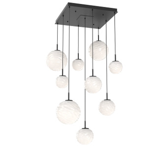 Gaia LED Chandelier in Matte Black (404|CHB0092-09-MB-WL-C01-L3)