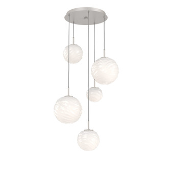 Gaia LED Chandelier in Beige Silver (404|CHB0092-05-BS-WL-C01-L3)