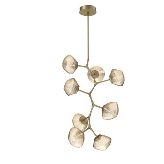 Mesa LED Chandelier in Gilded Brass (404|CHB0089-VB-GB-A-001-L1)