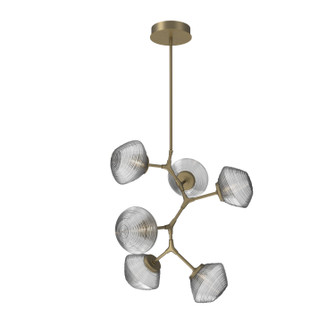 Mesa LED Chandelier in Gilded Brass (404|CHB0089-VA-GB-C-001-L1)