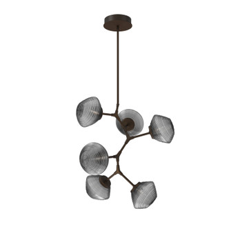 Mesa LED Chandelier in Flat Bronze (404|CHB0089-VA-FB-S-001-L1)