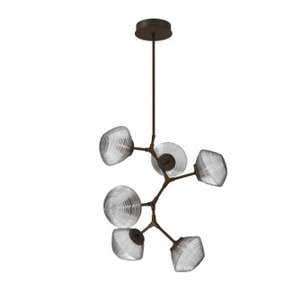 Mesa LED Chandelier in Flat Bronze (404|CHB0089-VA-FB-C-001-L3)