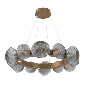 Mesa LED Chandelier in Novel Brass (404|CHB0089-36-NB-S-CA1-L1)