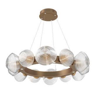 Mesa LED Chandelier in Novel Brass (404|CHB0089-36-NB-C-CA1-L3)