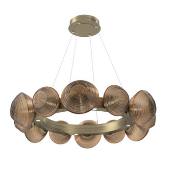 Mesa LED Chandelier in Heritage Brass (404|CHB0089-36-HB-B-CA1-L3)