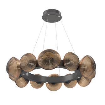 Mesa LED Chandelier in Graphite (404|CHB0089-36-GP-B-CA1-L3)