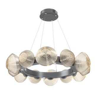 Mesa LED Chandelier in Gunmetal (404|CHB0089-36-GM-A-CA1-L1)