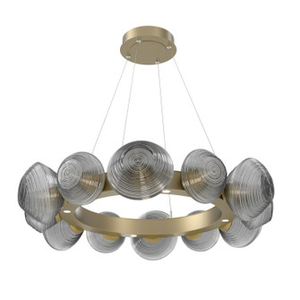 Mesa LED Chandelier in Gilded Brass (404|CHB0089-36-GB-S-CA1-L1)