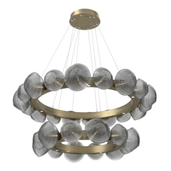 Mesa LED Chandelier in Heritage Brass (404|CHB0089-2T-HB-S-CA1-L3)