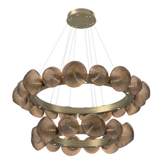 Mesa LED Chandelier in Heritage Brass (404|CHB0089-2T-HB-B-CA1-L3)