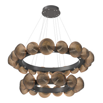 Mesa LED Chandelier in Graphite (404|CHB0089-2T-GP-B-CA1-L1)