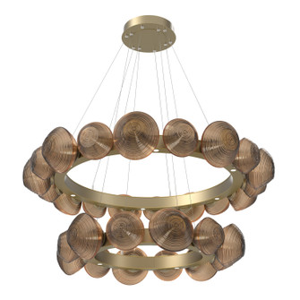 Mesa LED Chandelier in Gilded Brass (404|CHB0089-2T-GB-B-CA1-L3)