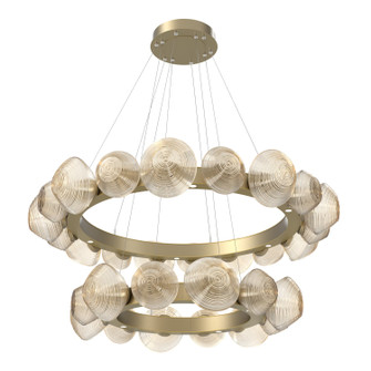 Mesa LED Chandelier in Gilded Brass (404|CHB0089-2T-GB-A-CA1-L1)