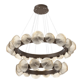 Mesa LED Chandelier in Flat Bronze (404|CHB0089-2T-FB-A-CA1-L1)