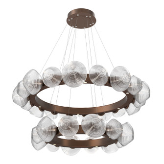 Mesa LED Chandelier in Burnished Bronze (404|CHB0089-2T-BB-C-CA1-L3)