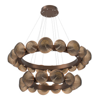 Mesa LED Chandelier in Burnished Bronze (404|CHB0089-2T-BB-B-CA1-L1)