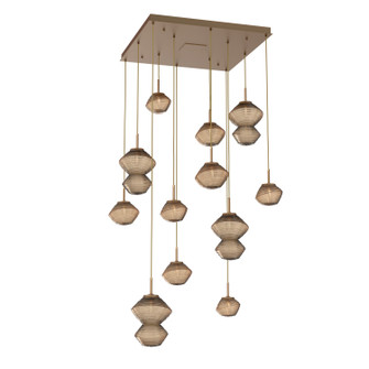 Mesa LED Chandelier in Novel Brass (404|CHB0089-12-NB-B-C01-L1)