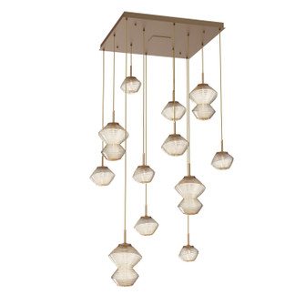 Mesa LED Chandelier in Novel Brass (404|CHB0089-12-NB-A-C01-L3)