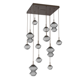 Mesa LED Chandelier in Flat Bronze (404|CHB0089-12-FB-S-C01-L1)