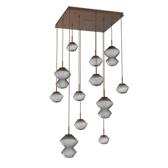 Mesa LED Chandelier in Burnished Bronze (404|CHB0089-12-BB-S-C01-L3)