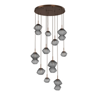 Mesa LED Chandelier in Oil Rubbed Bronze (404|CHB0089-11-RB-S-C01-L3)