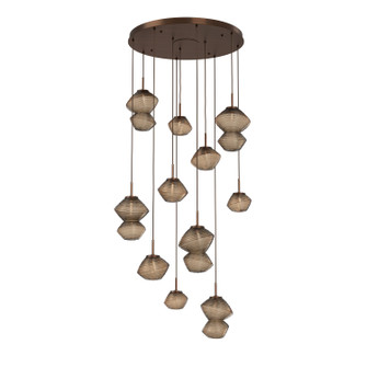 Mesa LED Chandelier in Oil Rubbed Bronze (404|CHB0089-11-RB-B-C01-L3)