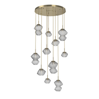 Mesa LED Chandelier in Heritage Brass (404|CHB0089-11-HB-C-C01-L1)