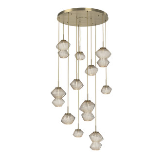 Mesa LED Chandelier in Heritage Brass (404|CHB0089-11-HB-A-C01-L3)