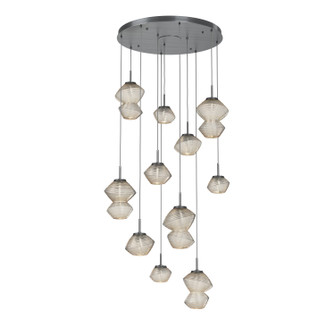 Mesa LED Chandelier in Gunmetal (404|CHB0089-11-GM-A-C01-L3)