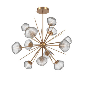 Mesa LED Chandelier in Novel Brass (404|CHB0089-0B-NB-C-001-L1)