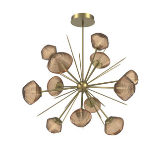 Mesa LED Chandelier in Gilded Brass (404|CHB0089-0B-GB-B-001-L1)