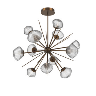 Mesa LED Chandelier in Flat Bronze (404|CHB0089-0B-FB-C-001-L3)