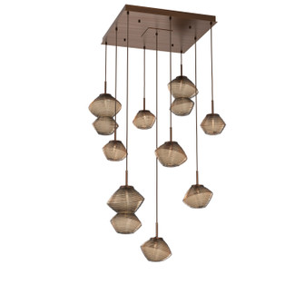 Mesa LED Chandelier in Oil Rubbed Bronze (404|CHB0089-09-RB-B-C01-L3)