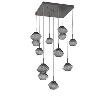 Mesa LED Chandelier in Graphite (404|CHB0089-09-GP-S-C01-L3)