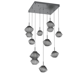 Mesa LED Chandelier in Gunmetal (404|CHB0089-09-GM-S-C01-L3)