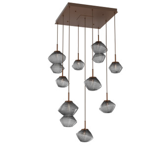 Mesa LED Chandelier in Burnished Bronze (404|CHB0089-09-BB-S-C01-L1)