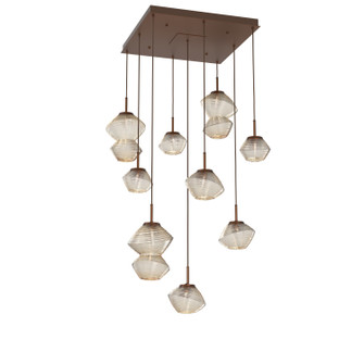 Mesa LED Chandelier in Burnished Bronze (404|CHB0089-09-BB-A-C01-L1)