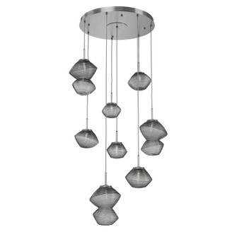 Mesa LED Chandelier in Satin Nickel (404|CHB0089-08-SN-S-C01-L1)