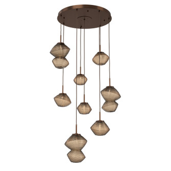 Mesa LED Chandelier in Oil Rubbed Bronze (404|CHB0089-08-RB-B-C01-L3)