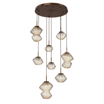 Mesa LED Chandelier in Oil Rubbed Bronze (404|CHB0089-08-RB-A-C01-L3)